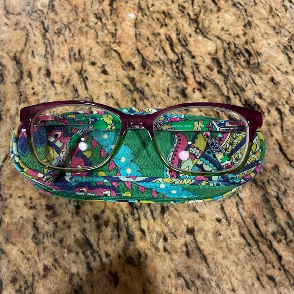 Colorful Eyeglasses with Case
